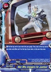 Image for Man Who Answers for Justice! (Buddy Allstars+) (H-EB04/0055EN) - Future Card BuddyFight
