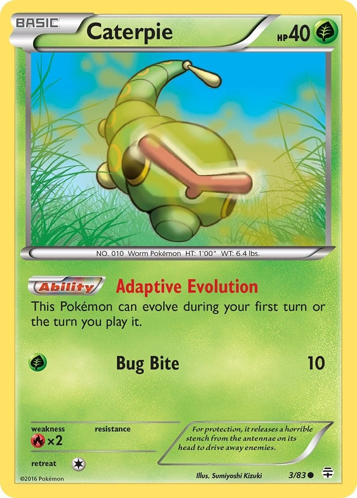 Image for Caterpie (Generations) (3/83) - Pokemon