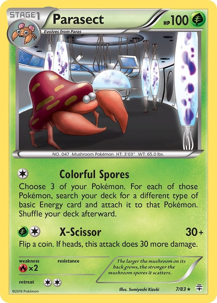 Image for Parasect (Generations) (7/83) - Pokemon