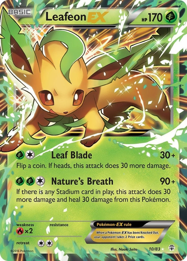 Image for Leafeon EX (Generations) (10/83) - Pokemon