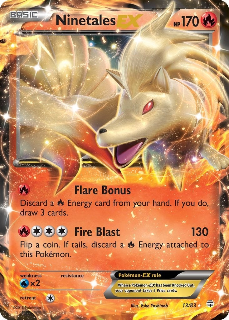 Image for Ninetales EX (Generations) (13/83) - Pokemon
