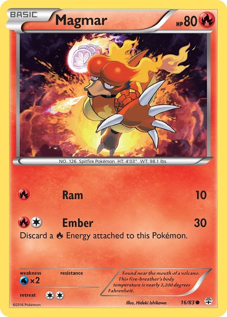 Image for Magmar (Generations) (16/83) - Pokemon