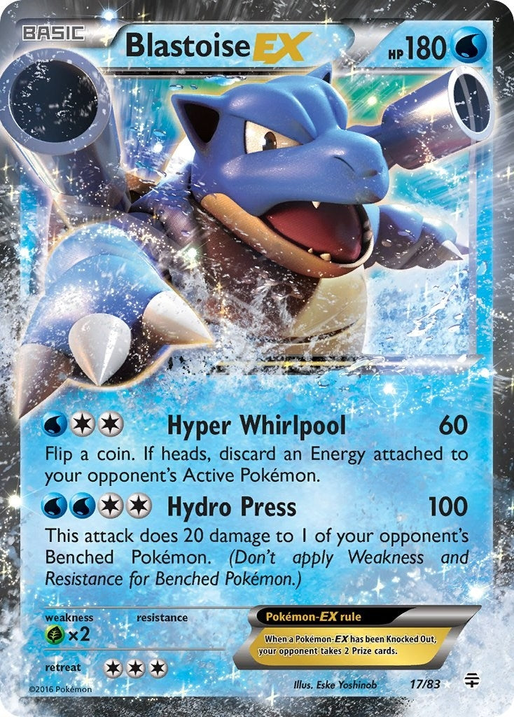 Image for Blastoise EX (Generations) (17/83) - Pokemon