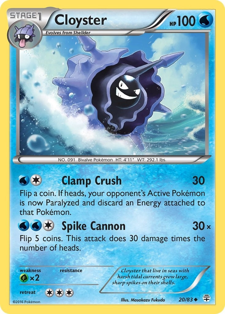 Image for Cloyster (Generations) (20/83) - Pokemon