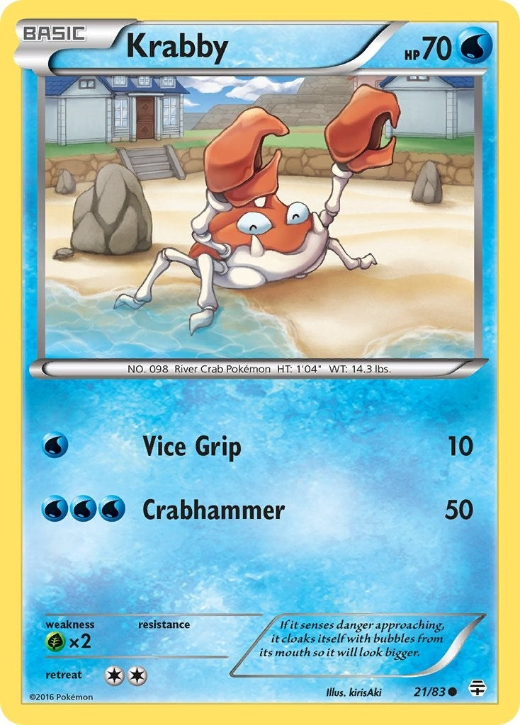 Image for Krabby (Generations) (21/83) - Pokemon
