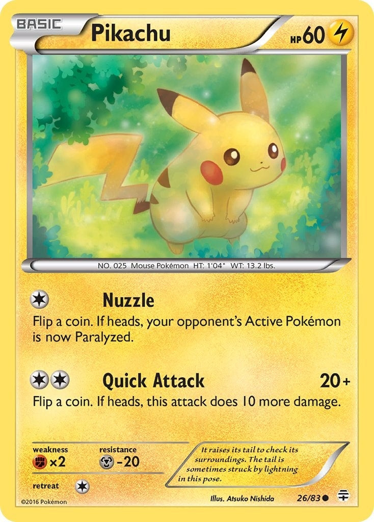 Image for Pikachu (Generations) (26/83) - Pokemon