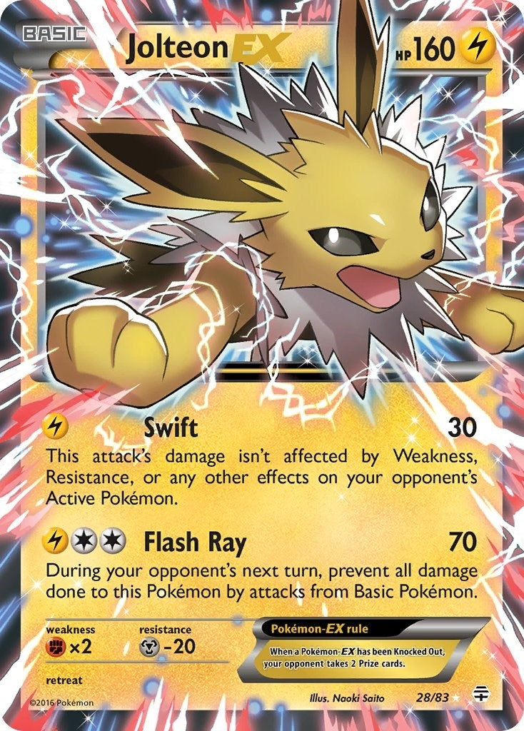 Image for Jolteon EX (Generations) (28/83) - Pokemon