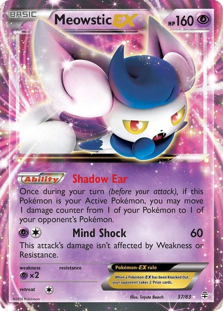 Image for Meowstic EX (Generations) (37/83) - Pokemon
