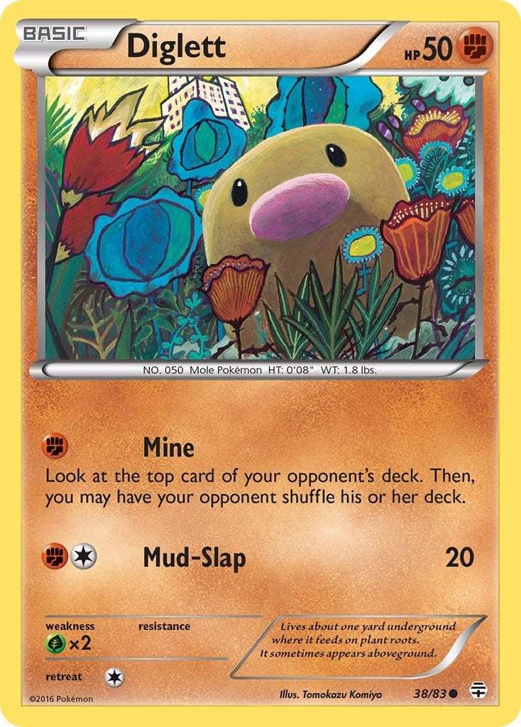 Image for Diglett (Generations) (38/83) - Pokemon