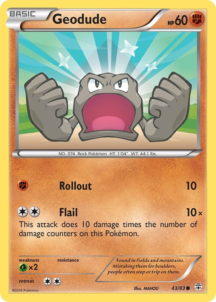 Image for Geodude (Generations) (43/83) - Pokemon