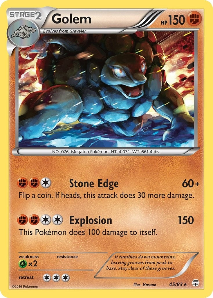 Image for Golem (Generations) (45/83) - Pokemon