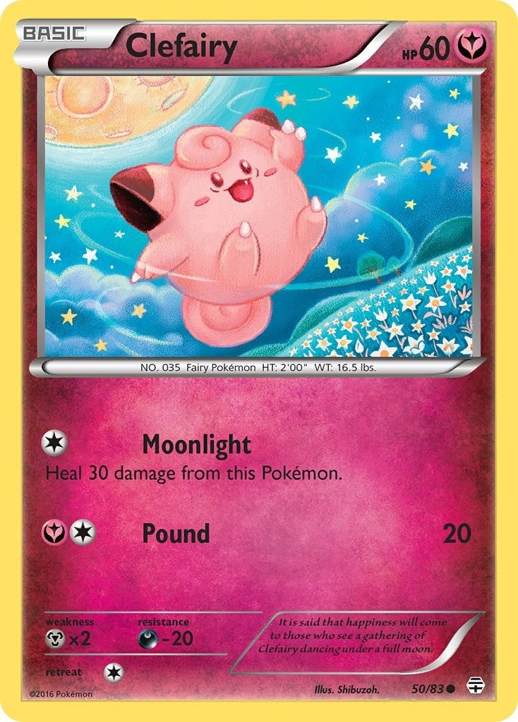 Image for Clefairy (Generations) (50/83) - Pokemon