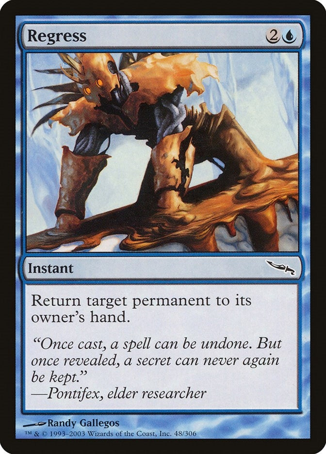 Image for Regress (Mirrodin) (48) - Magic: The Gathering