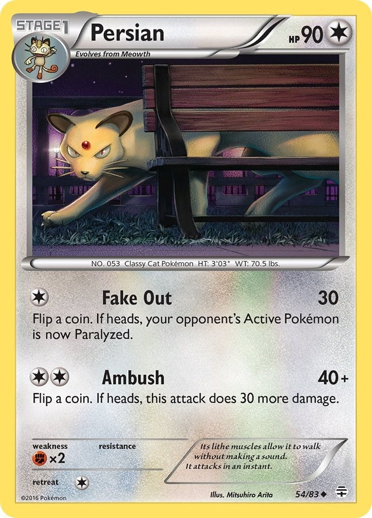 Image for Persian (Generations) (54/83) - Pokemon