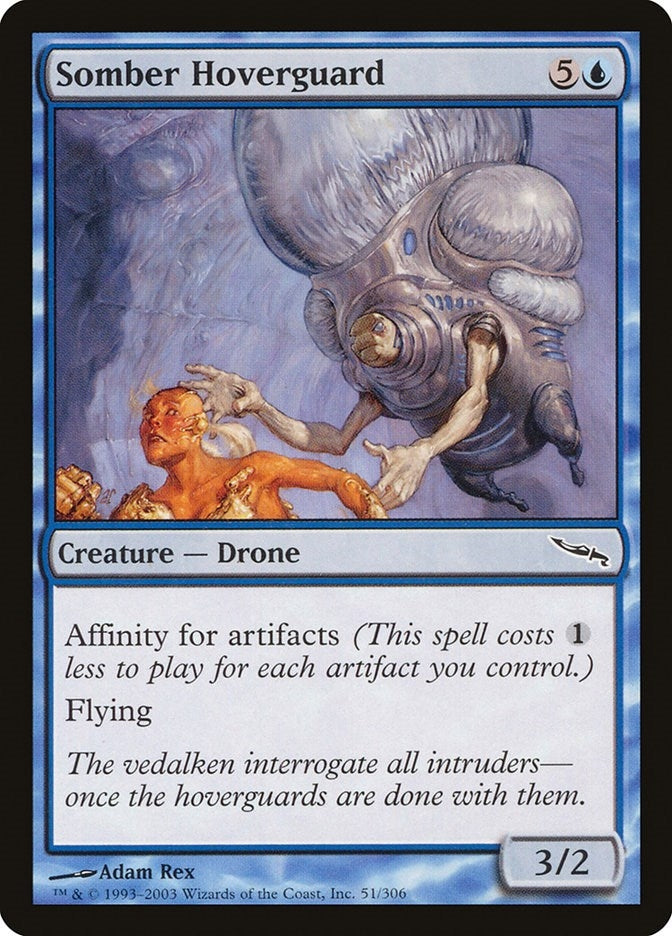 Image for Somber Hoverguard (Mirrodin) (51) - Magic: The Gathering