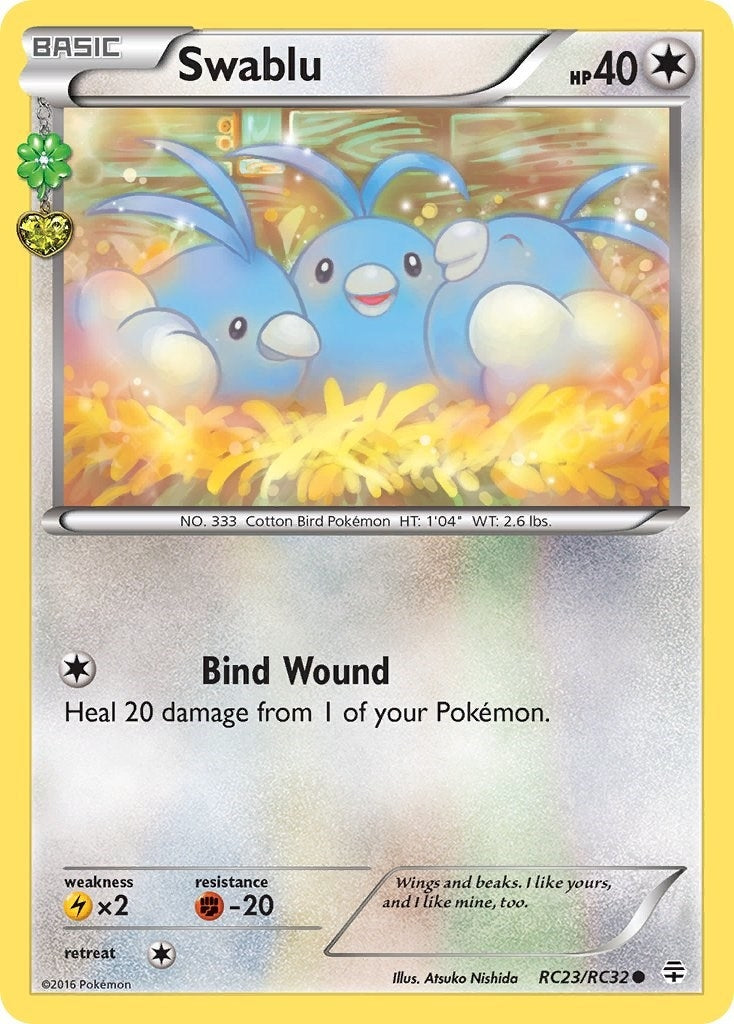 Image for Swablu (Generations: Radiant Collection) (RC23/RC32) - Pokemon