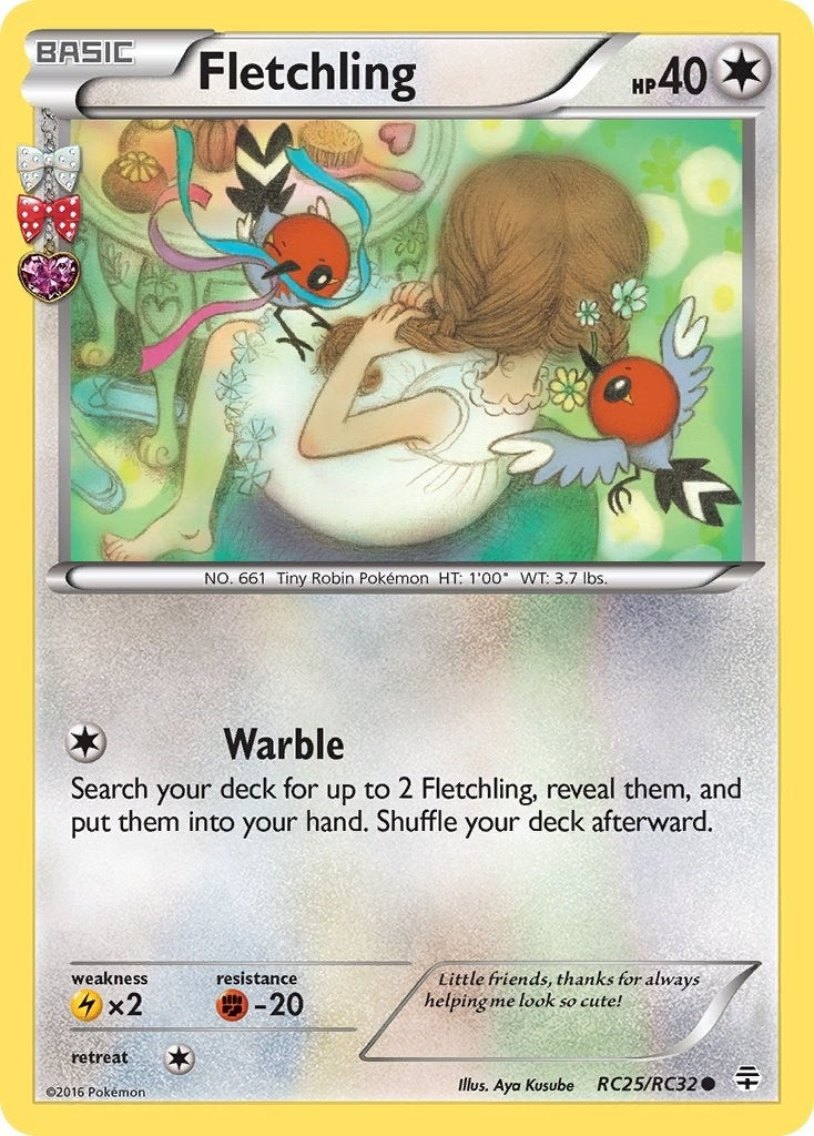 Image for Fletchling (Generations: Radiant Collection) (RC25/RC32) - Pokemon