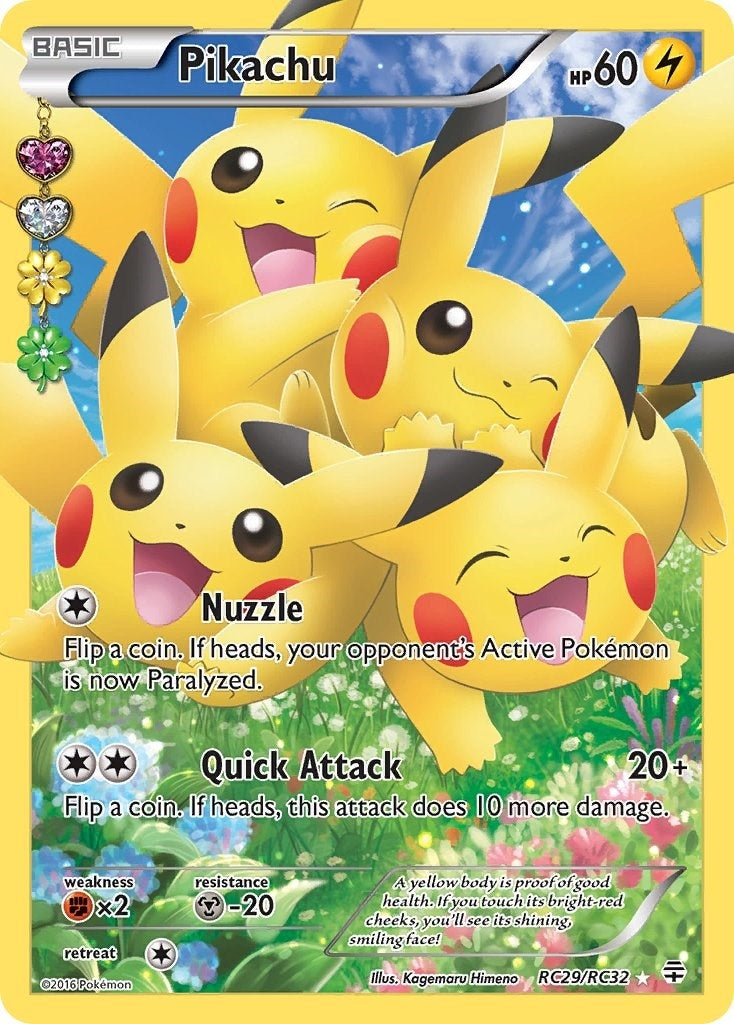 Image for Pikachu (Full Art) (Generations: Radiant Collection) (RC29/RC32) - Pokemon