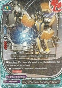 Image for King of General Knowledge, Furcas (Lord of Hundred Thunders) (H-EB03/0017EN) - Future Card BuddyFight