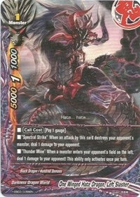 Image for One Winged Hate Dragon, Left Slasher (Lord of Hundred Thunders) (H-EB03/0056EN) - Future Card BuddyFight