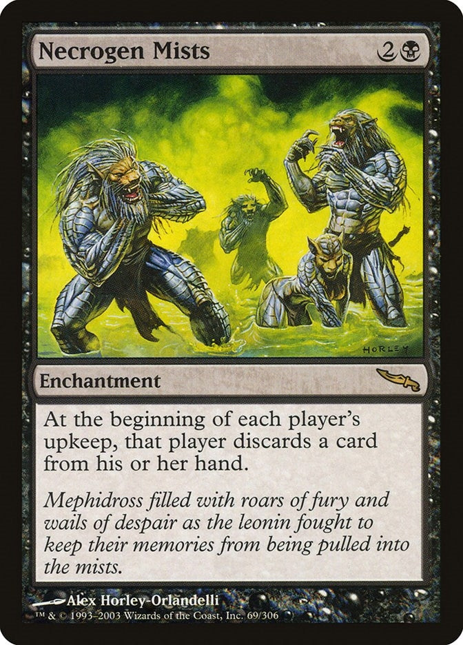 Image for Necrogen Mists (Mirrodin) (69) - Magic: The Gathering