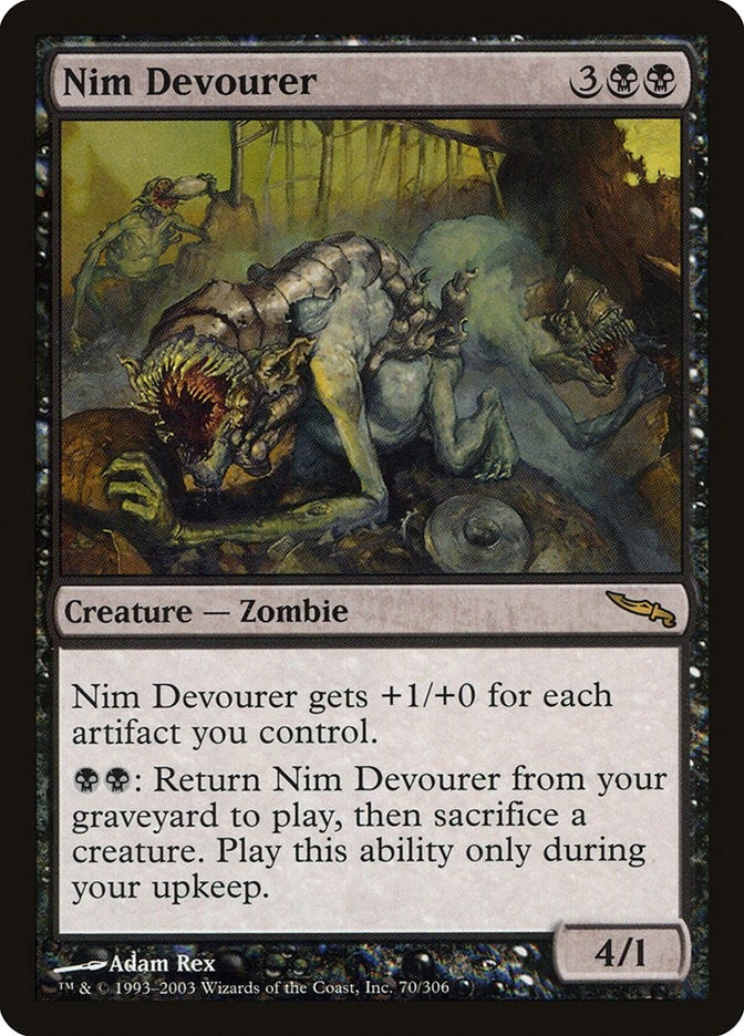 Image for Nim Devourer (Mirrodin) (70) - Magic: The Gathering