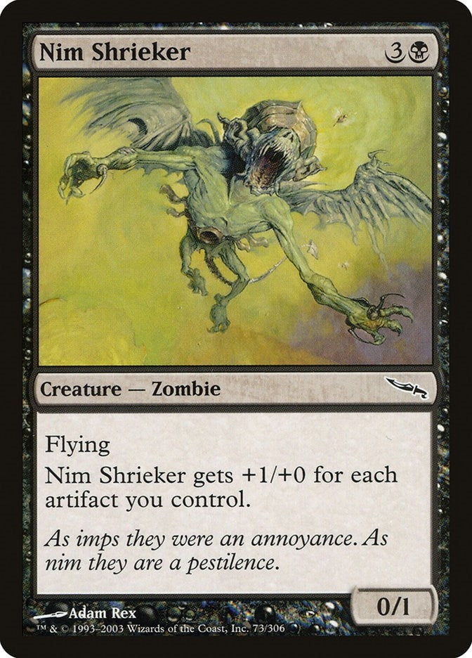 Image for Nim Shrieker (Mirrodin) (73) - Magic: The Gathering