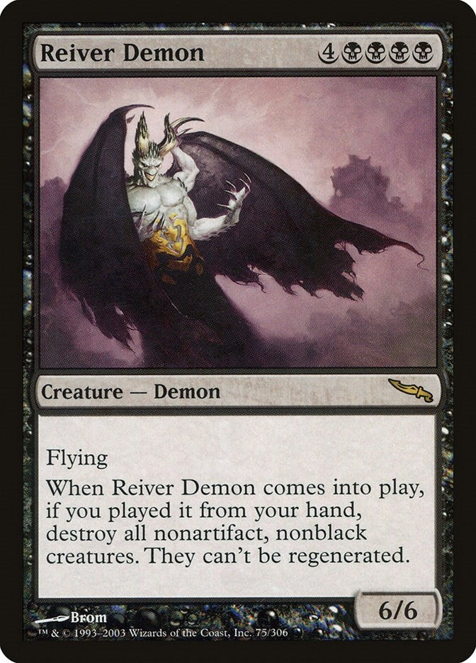 Image for Reiver Demon (Mirrodin) (75) - Magic: The Gathering