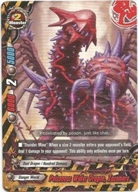 Image for Poisonous Water Dragon, Zazamera (Trial Deck: Malicious Demons) (H-TD02/0004EN) - Future Card BuddyFight