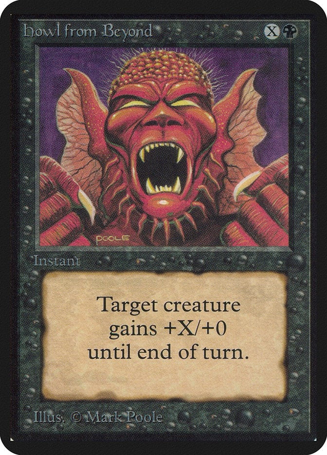 Image for Howl from Beyond (Alpha Edition) - Magic: The Gathering
