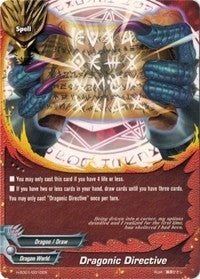 Image for Dragonic Directive (Trial Deck: Crimson Fist) (H-SD01/0010EN) - Future Card BuddyFight