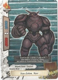 Image for Iron Golem, Nasr (Miracle Impack!) (H-EB01/0049EN) - Future Card BuddyFight