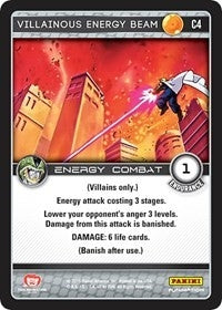 Image for Villainous Energy Beam (Panini: Perfection) (C4) - Dragon Ball Z TCG