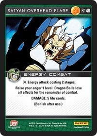 Image for Saiyan Overhead Flare (Panini: Perfection) (R140) - Dragon Ball Z TCG