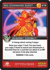 Image for Red Downward Burst (Panini: Perfection) (R135) - Dragon Ball Z TCG