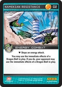 Image for Namekian Resistance (Panini: Perfection) (C32) - Dragon Ball Z TCG