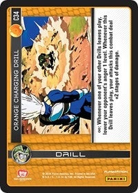 Image for Orange Charging Drill (Panini: Perfection) (C34) - Dragon Ball Z TCG