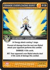 Image for Orange Overflowing Burst (Panini: Perfection) (R130) - Dragon Ball Z TCG