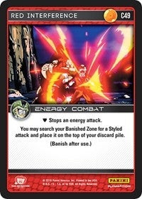 Image for Red Interference (Panini: Perfection) (C49) - Dragon Ball Z TCG
