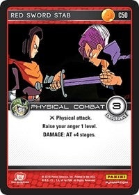 Image for Red Sword Stab (Panini: Perfection) (C50) - Dragon Ball Z TCG