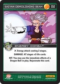 Image for Saiyan Demolishing Beam (Panini: Perfection) (C52) - Dragon Ball Z TCG