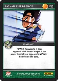 Image for Saiyan Emergence (Panini: Perfection) (C53) - Dragon Ball Z TCG