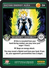 Image for Saiyan Energy Aura (Panini: Perfection) (C54) - Dragon Ball Z TCG