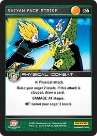 Image for Saiyan Face Strike (Panini: Perfection) (C55) - Dragon Ball Z TCG