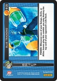 Image for Blue Training (Panini: Perfection) (R120) - Dragon Ball Z TCG