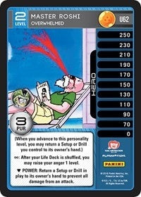 Image for Master Roshi - Overwhelmed (Panini: Perfection) (U62) - Dragon Ball Z TCG