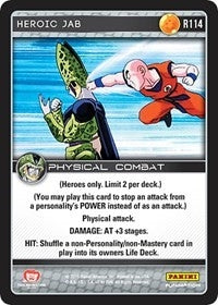 Image for Heroic Jab (Panini: Perfection) (R114) - Dragon Ball Z TCG