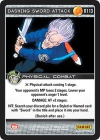 Image for Dashing Sword Attack (Panini: Perfection) (R113) - Dragon Ball Z TCG