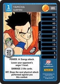 Image for Yamcha - Sleeping (Panini: Perfection) (U65) - Dragon Ball Z TCG