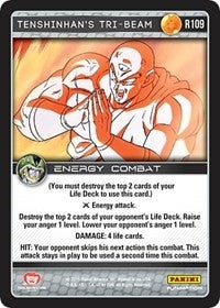 Image for Tenshinhan's Tri-Beam (Panini: Perfection) (R109) - Dragon Ball Z TCG